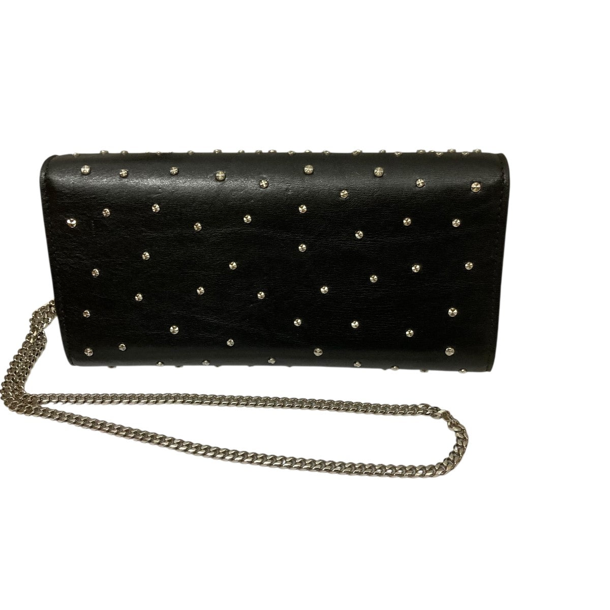 ALEXANDER McQUEEN スカルスタッズチェーンウォレット 古着・中古-2枚目のアイテム画像