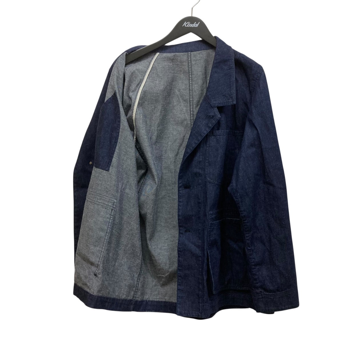 IRENISA 25SSデニムテーラードジャケットIH-25SS-M017-YMI 古着・中古-3枚目のアイテム画像