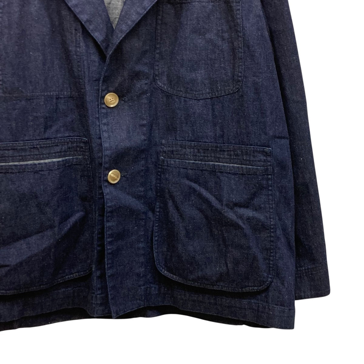 IRENISA 25SSデニムテーラードジャケットIH-25SS-M017-YMI 古着・中古-5枚目のアイテム画像