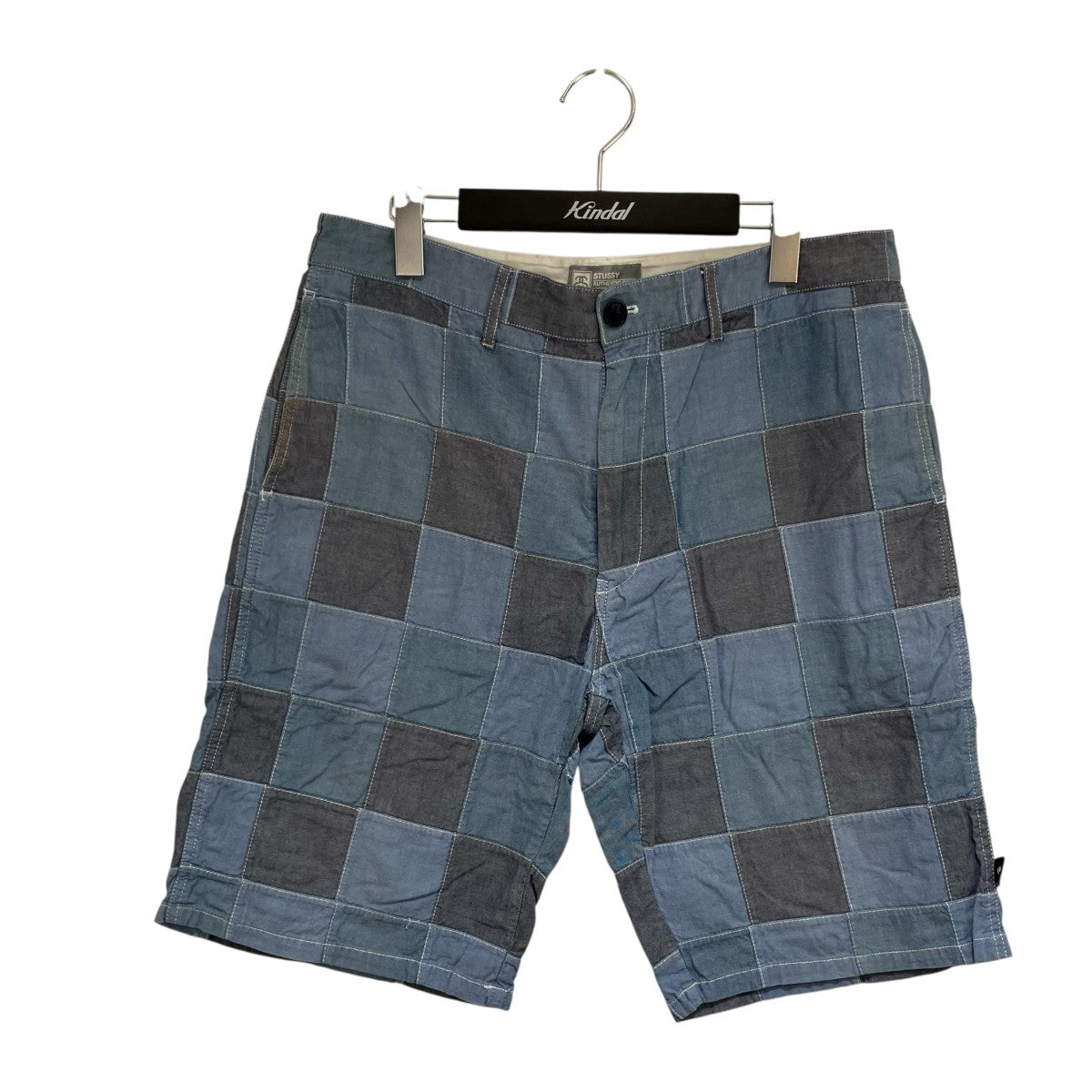 stussy デニムパッチワークハーフパンツ 古着・中古-1枚目のアイテム画像