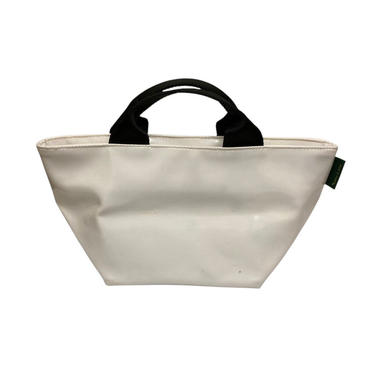 Herve Chapelier エナメルミニトートバッグ ホワイト サイズ ONE SIZE