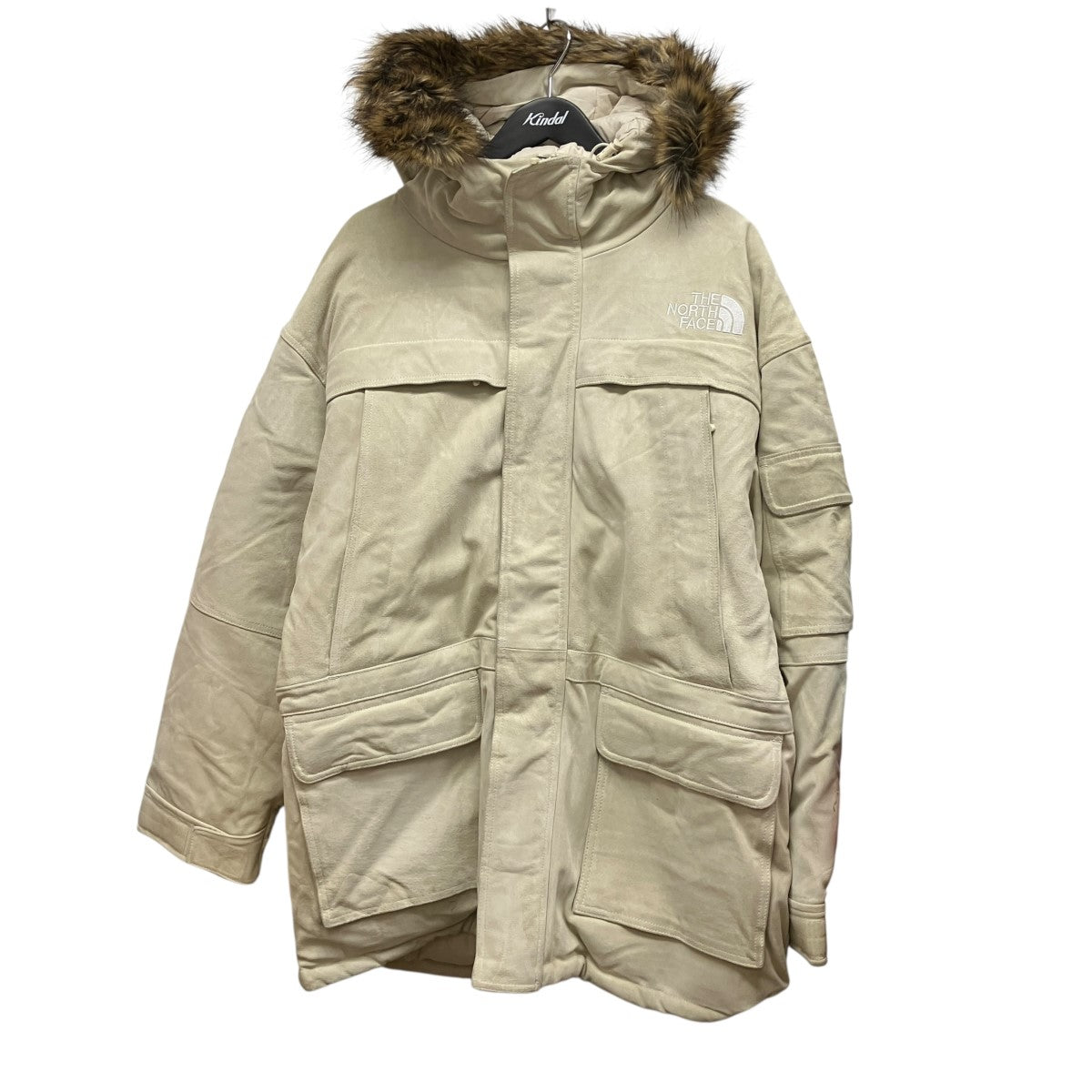 THE NORTH FACE×Supreme 23AWスエードレザーダウンジャケットNF0A876C 古着・中古-1枚目のアイテム画像