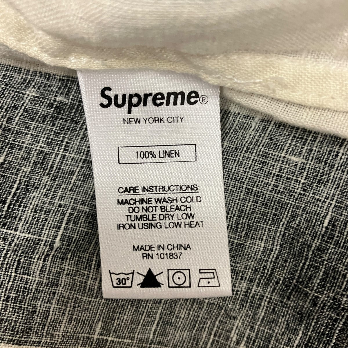 Wide Stripe Shirt半袖リネンストライプシャツ