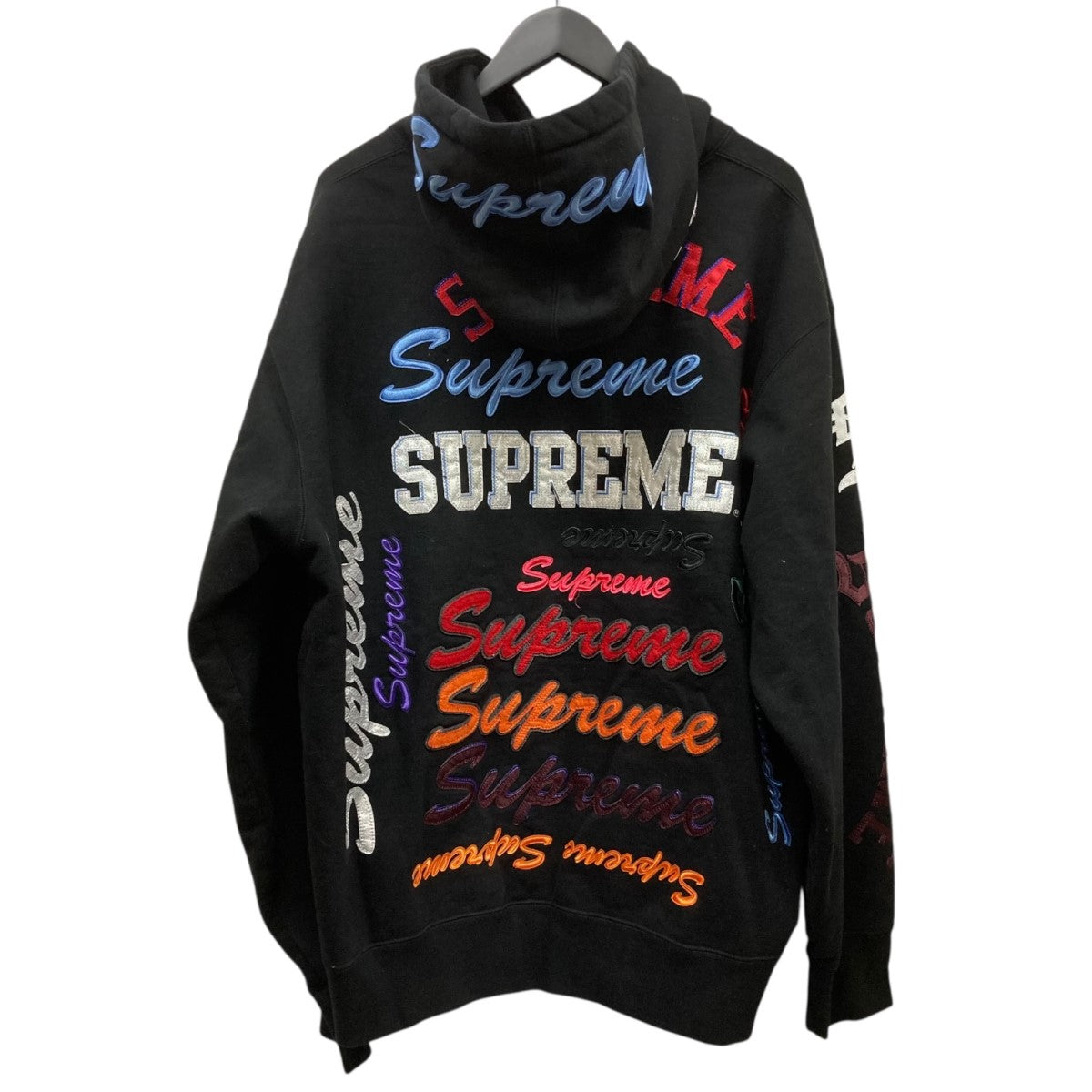 Supreme 21AWMulti Logo Hooded Sweatshirtバックロゴパーカー 古着・中古-2枚目のアイテム画像