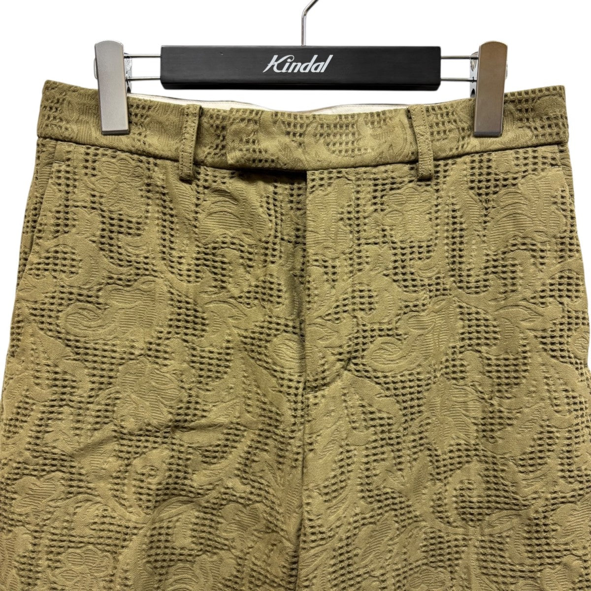 WAFFLE STRAIGHT PANTSジャガードパンツFU-T-PT009
