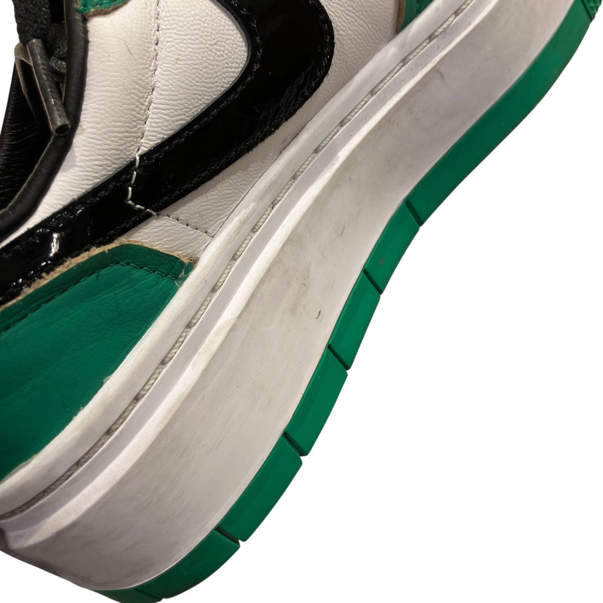 NIKE Women’s Air Jordan 1 Low Elevate Lucky Green厚底スニーカーDQ8394-301 古着・中古-8枚目のアイテム画像
