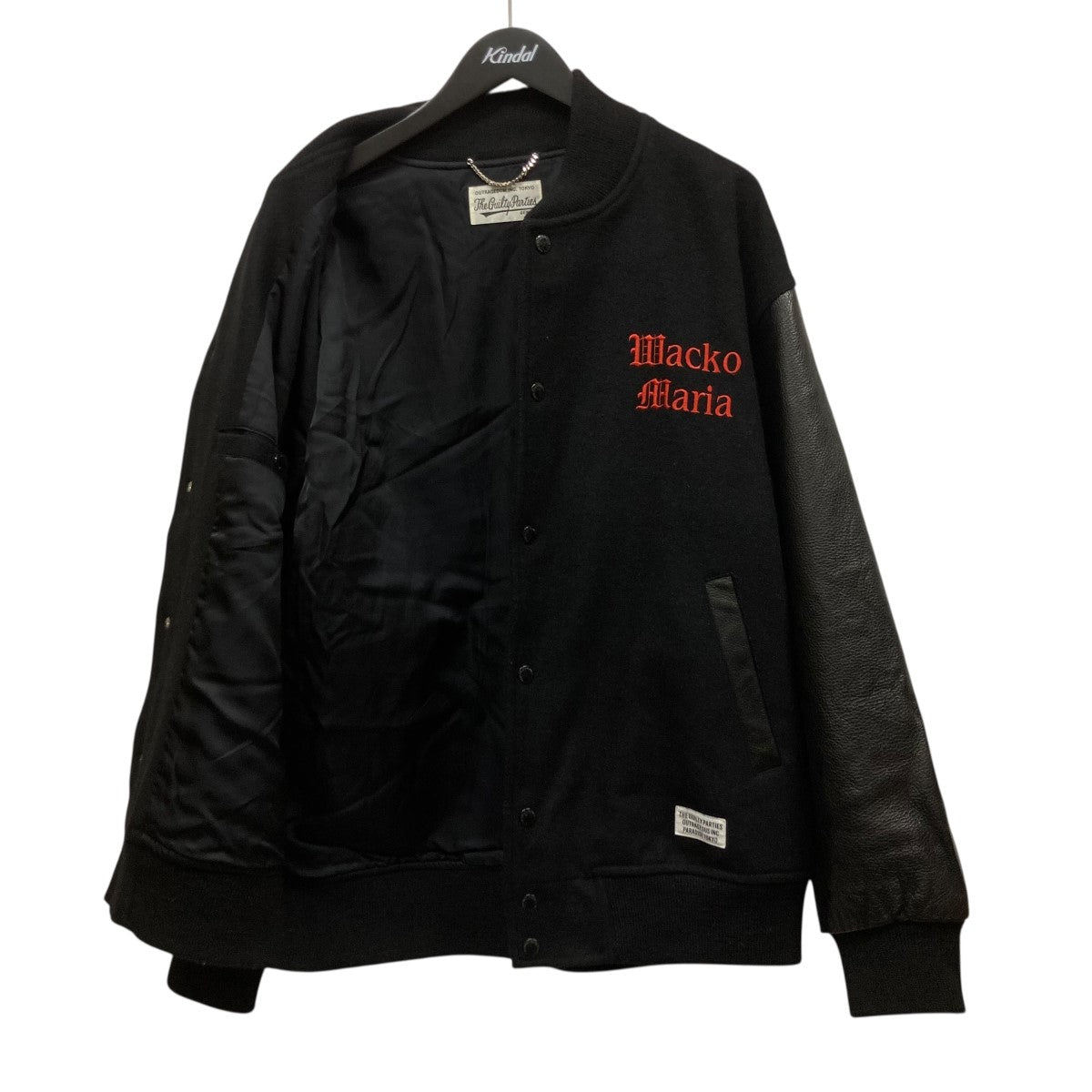 VARSITY JACKETロゴ刺しゅうバーシティジャケット