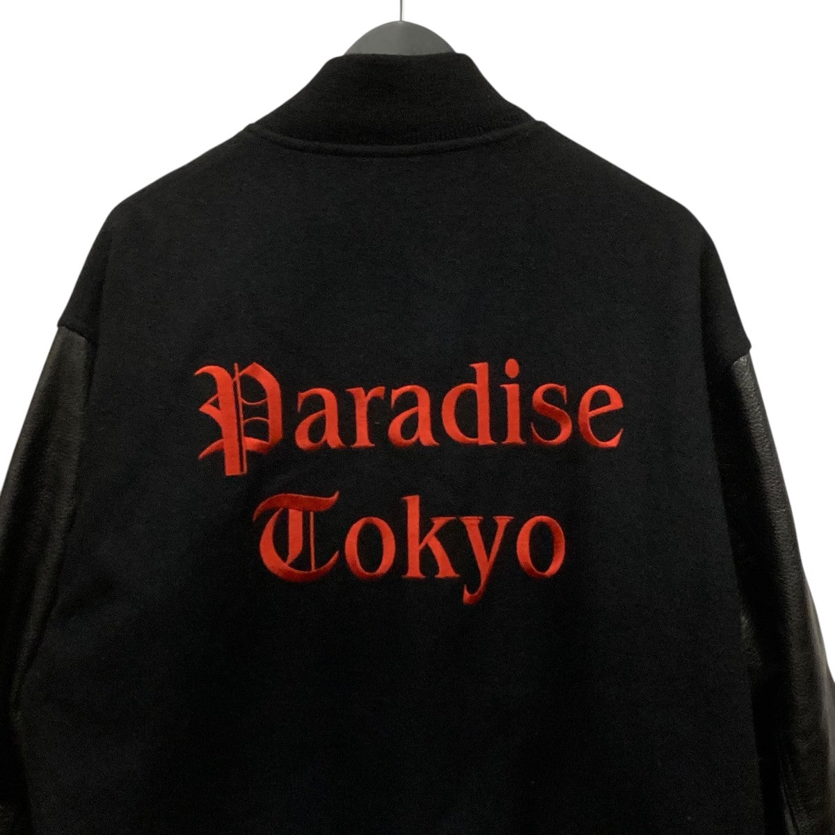 VARSITY JACKETロゴ刺しゅうバーシティジャケット