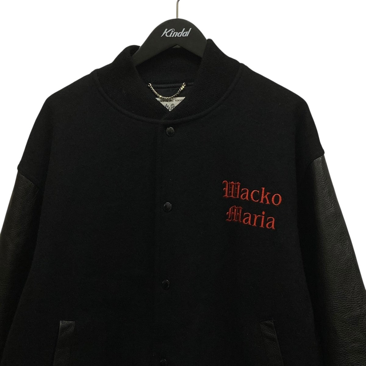 VARSITY JACKETロゴ刺しゅうバーシティジャケット