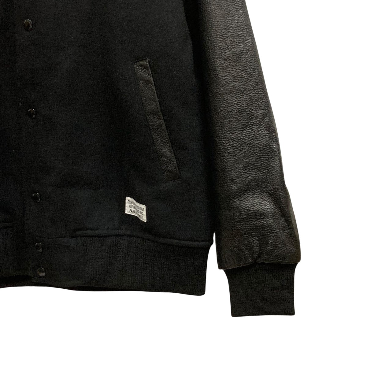 VARSITY JACKETロゴ刺しゅうバーシティジャケット