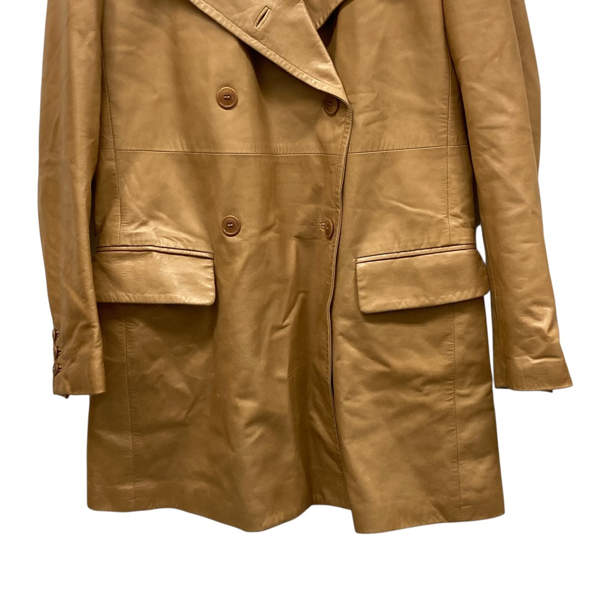 HELMUT LANG(ヘルムートラング) ダブルレザーコートH1101 H1101