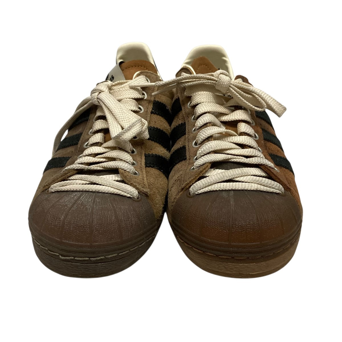 adidas SUPERSTAR 82 SFTM SUPPLIER COLOR CORE BLACK CREAM WHITEUSED加工ローカットスニーカーJR8043
