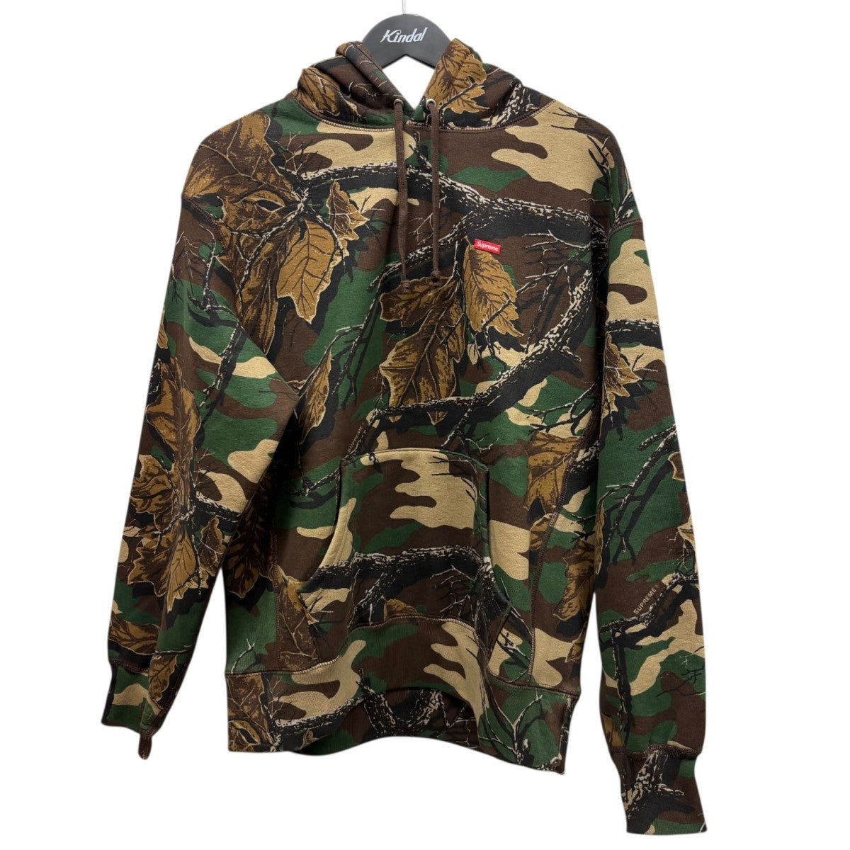 22AWSmall Box Hooded Sweatshirtスモールボックスロゴリアルツリープルオーバーパーカー