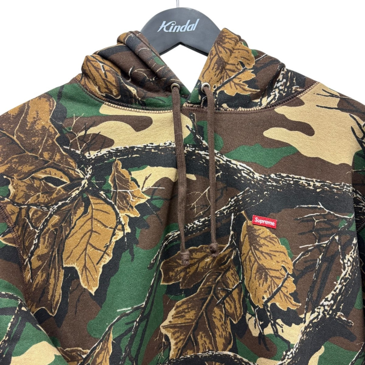 22AWSmall Box Hooded Sweatshirtスモールボックスロゴリアルツリープルオーバーパーカー