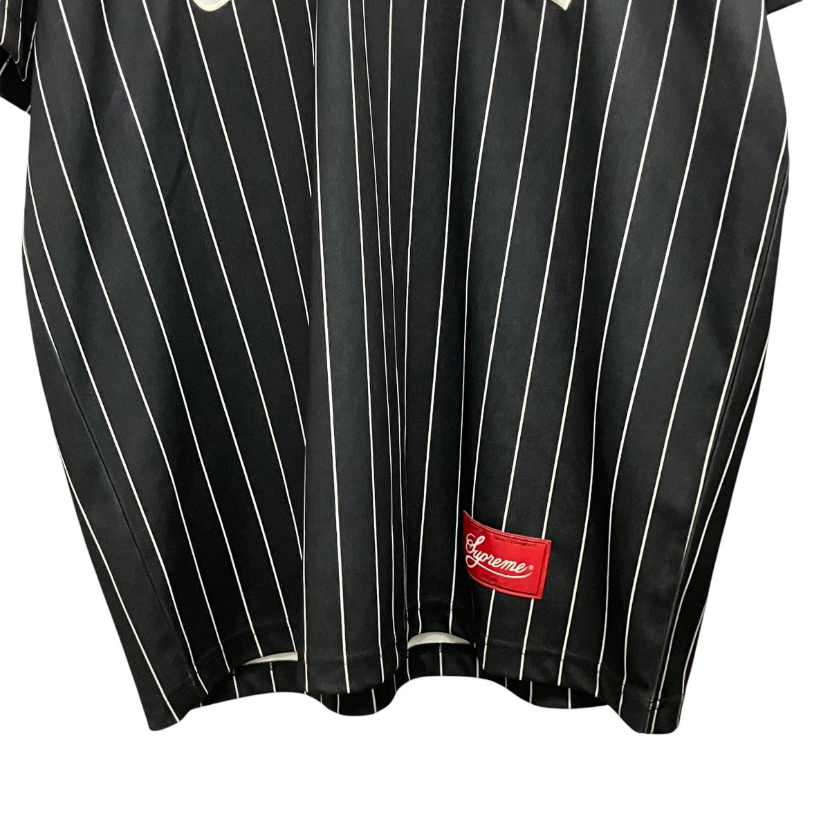 17SSPinstripe Baseball Jerseyゲームシャツ