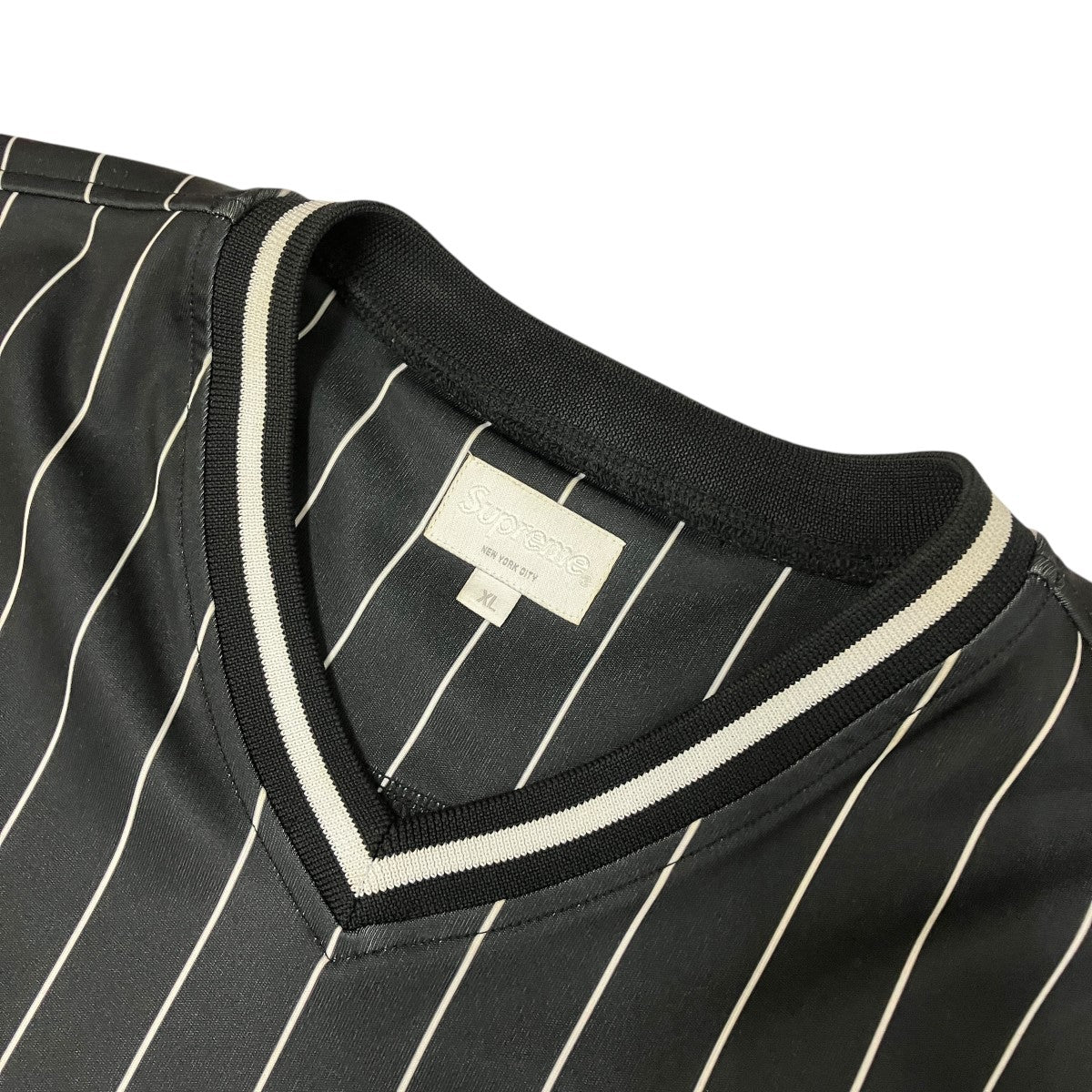 17SSPinstripe Baseball Jerseyゲームシャツ