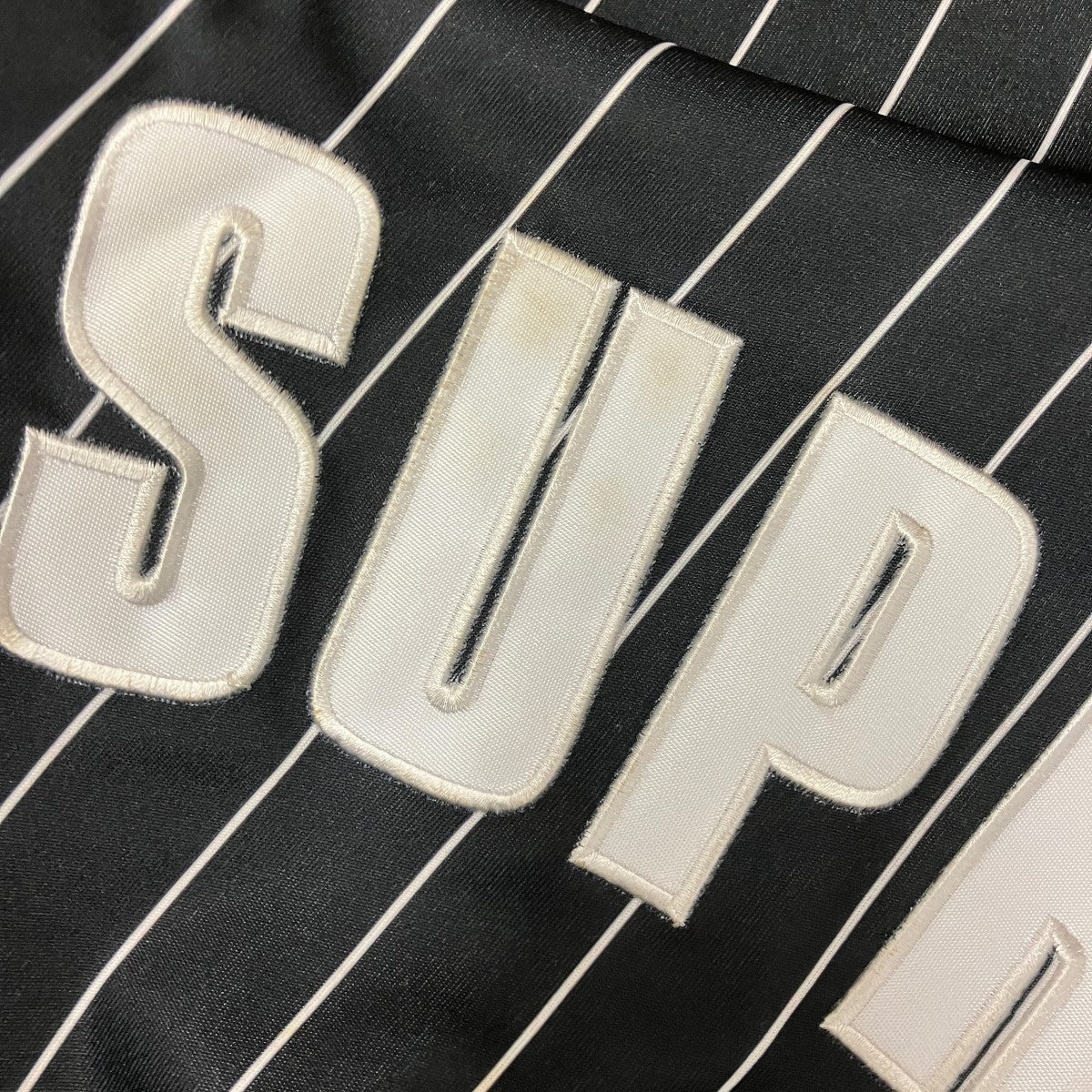 17SSPinstripe Baseball Jerseyゲームシャツ