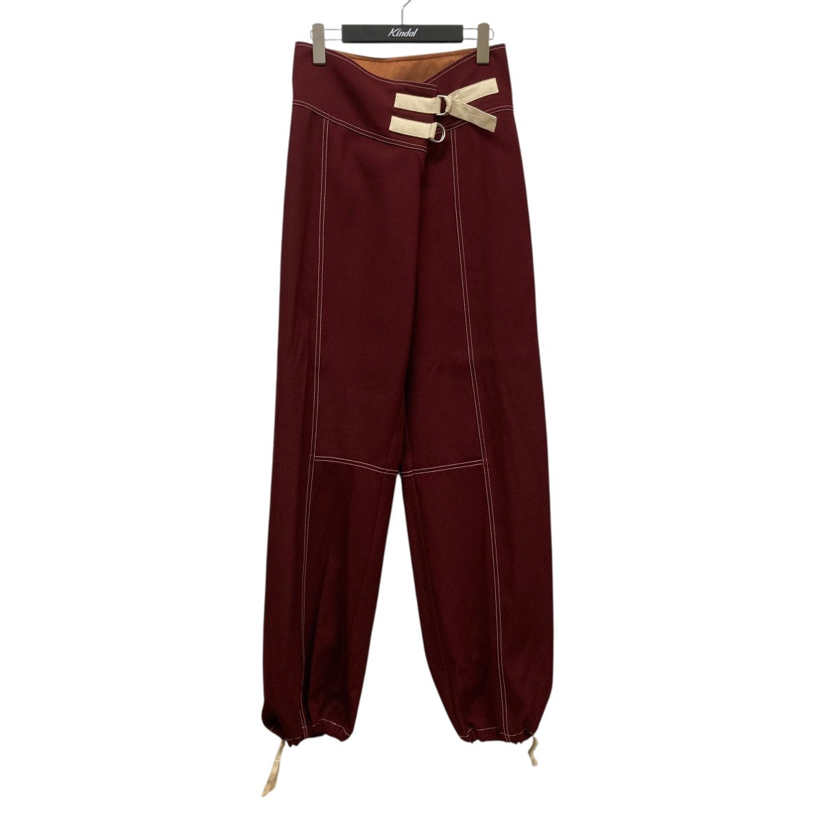 JIL SANDER ステッチワイドパンツJSWQ306005 古着・中古-1枚目のアイテム画像