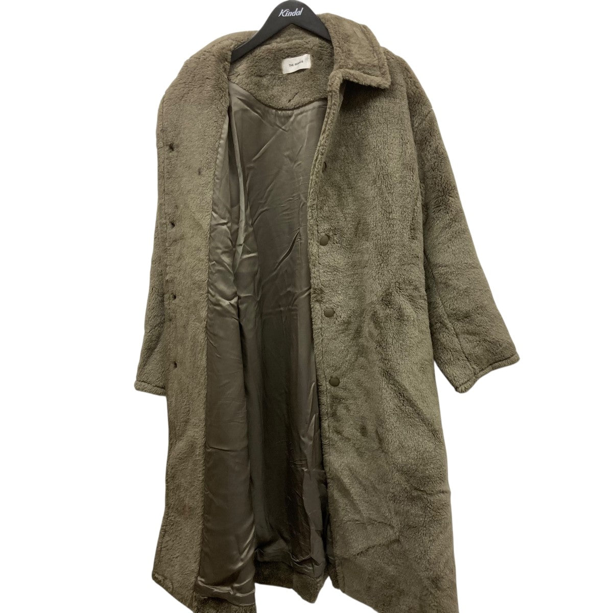 25AWWOOL SILK BAL COLLAR BOA COATボアコート25FW-RECT-471-J