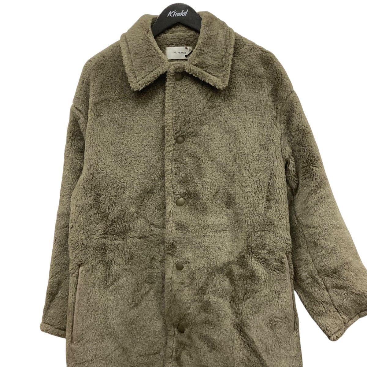 25AWWOOL SILK BAL COLLAR BOA COATボアコート25FW-RECT-471-J