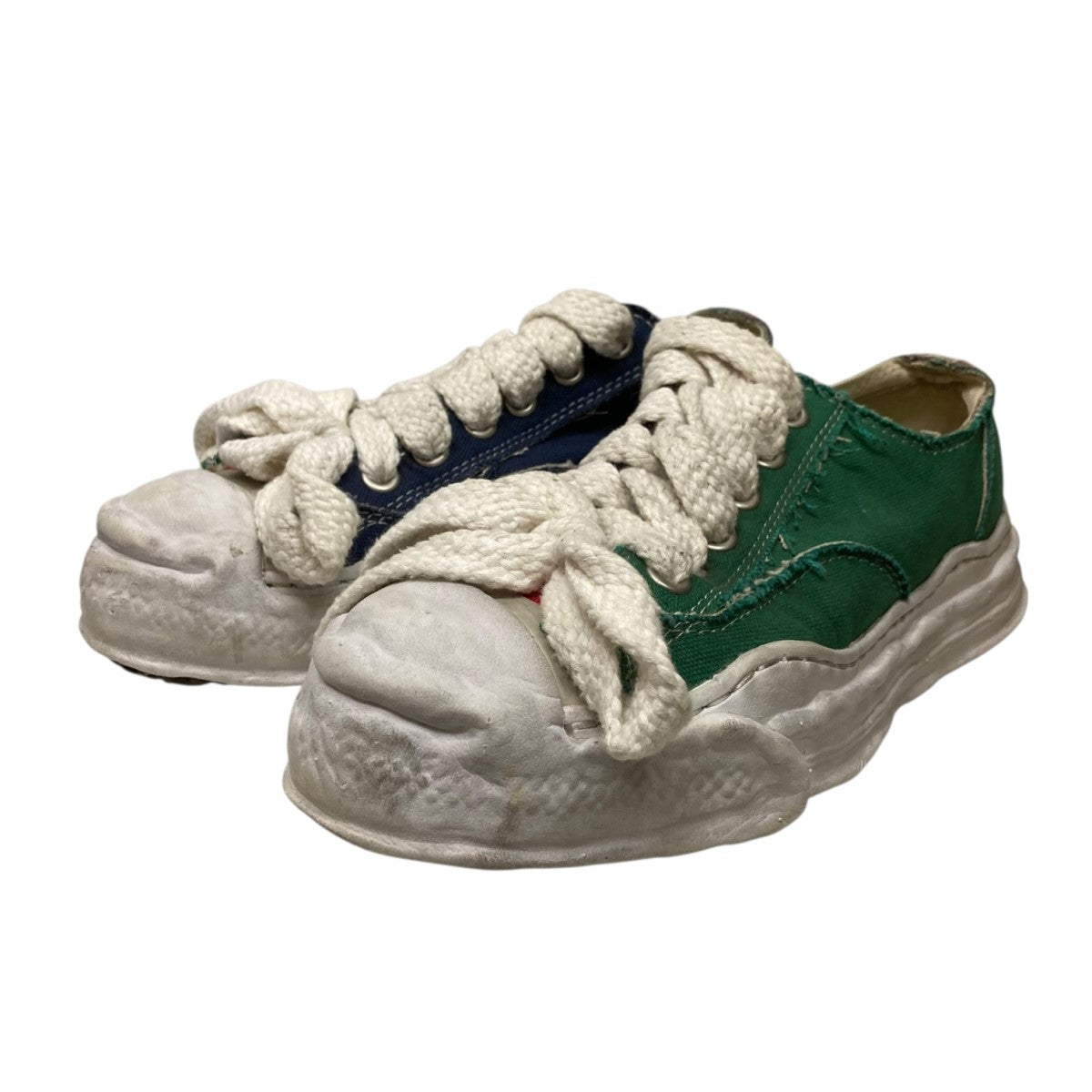 HANK original distressed effect sole canvas Low-Top sneakerキャンバススニーカーA07FW727