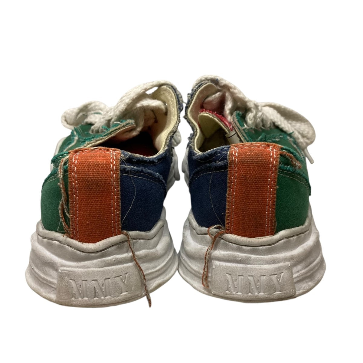 HANK original distressed effect sole canvas Low-Top sneakerキャンバススニーカーA07FW727