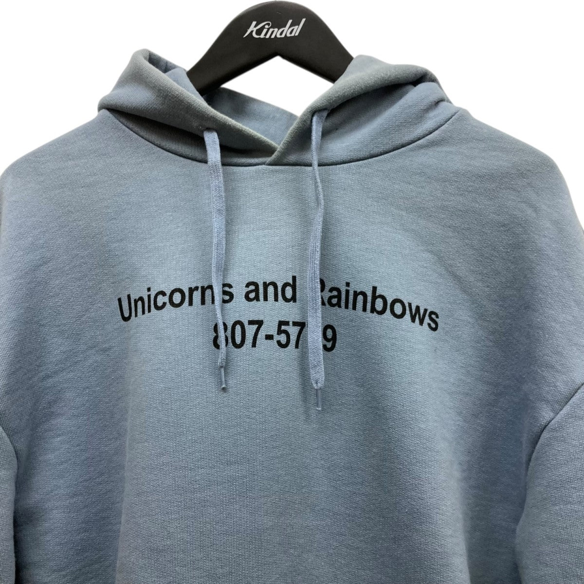 VETEMENTS 18SSRainbows Unicorn HoodedユニコーンプリントフーデッドパーカーWSS18TR28 古着・中古-3枚目のアイテム画像