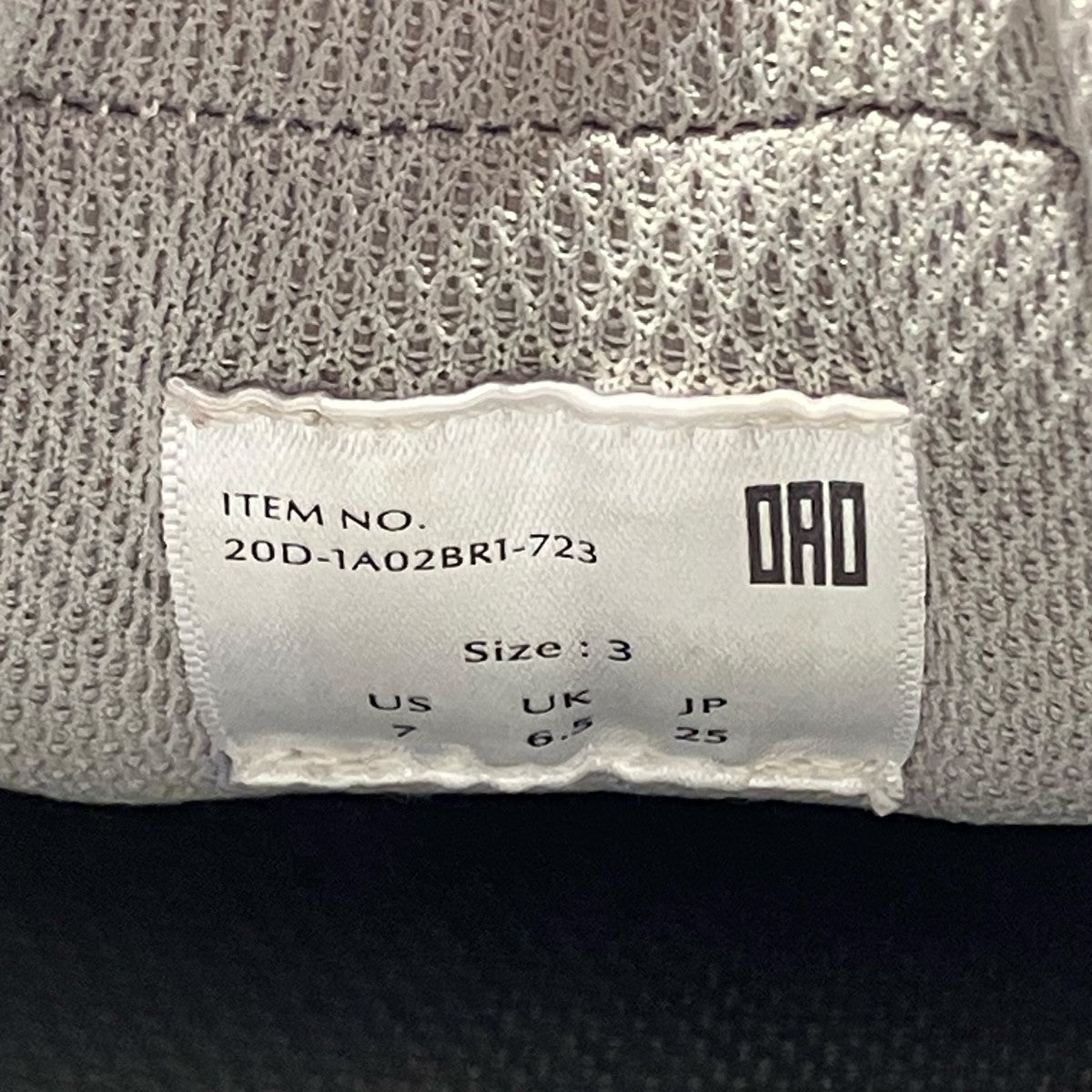 OAO ローカットスニーカー20D-1A02BR1-723 古着・中古-8枚目のアイテム画像
