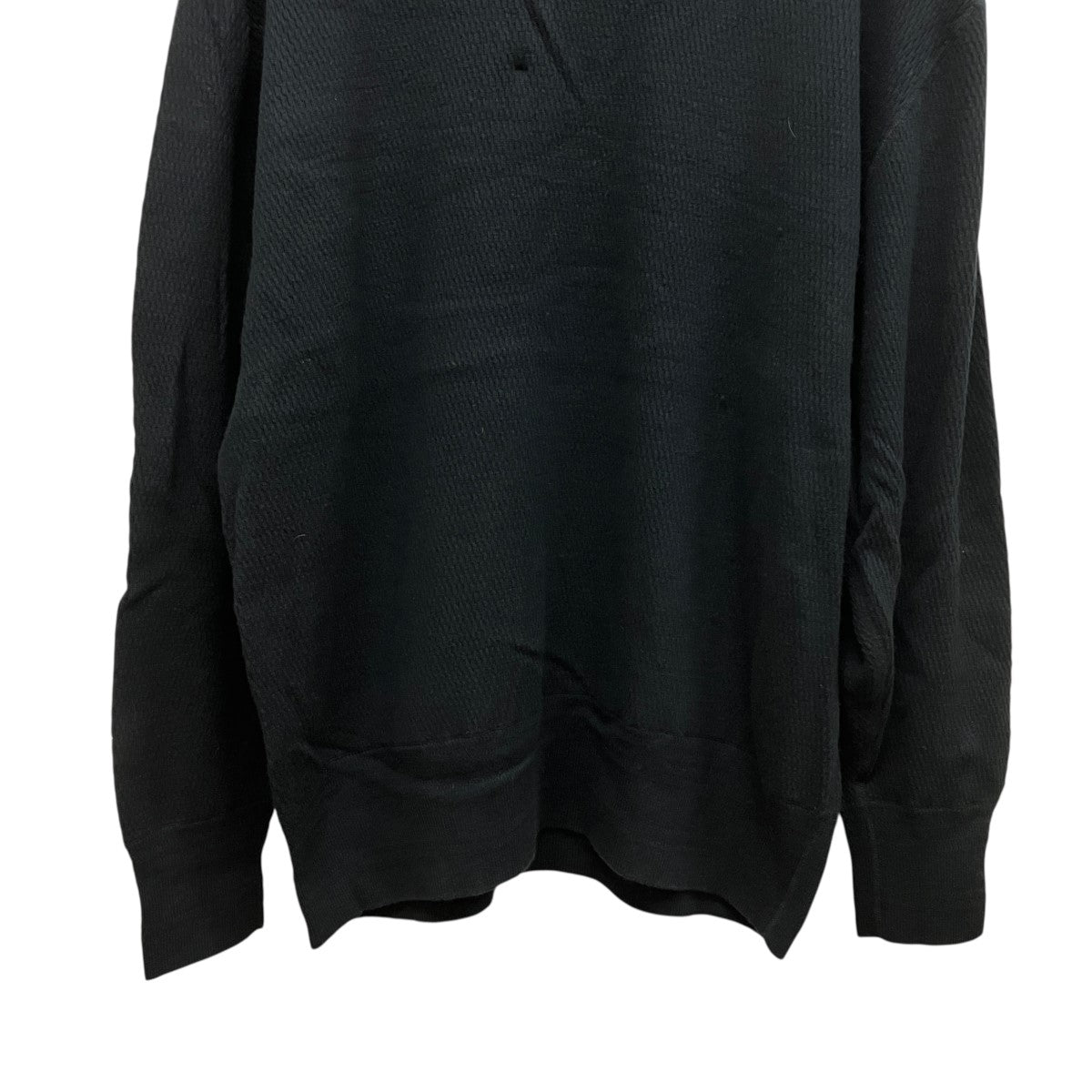 クルーネックカシミヤ混ニット222-11278