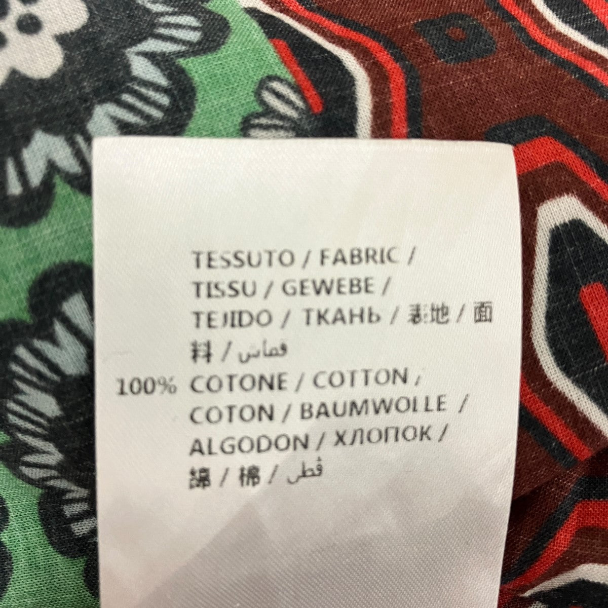 18SS総柄パッチワークハーフスリーブシャツ555512