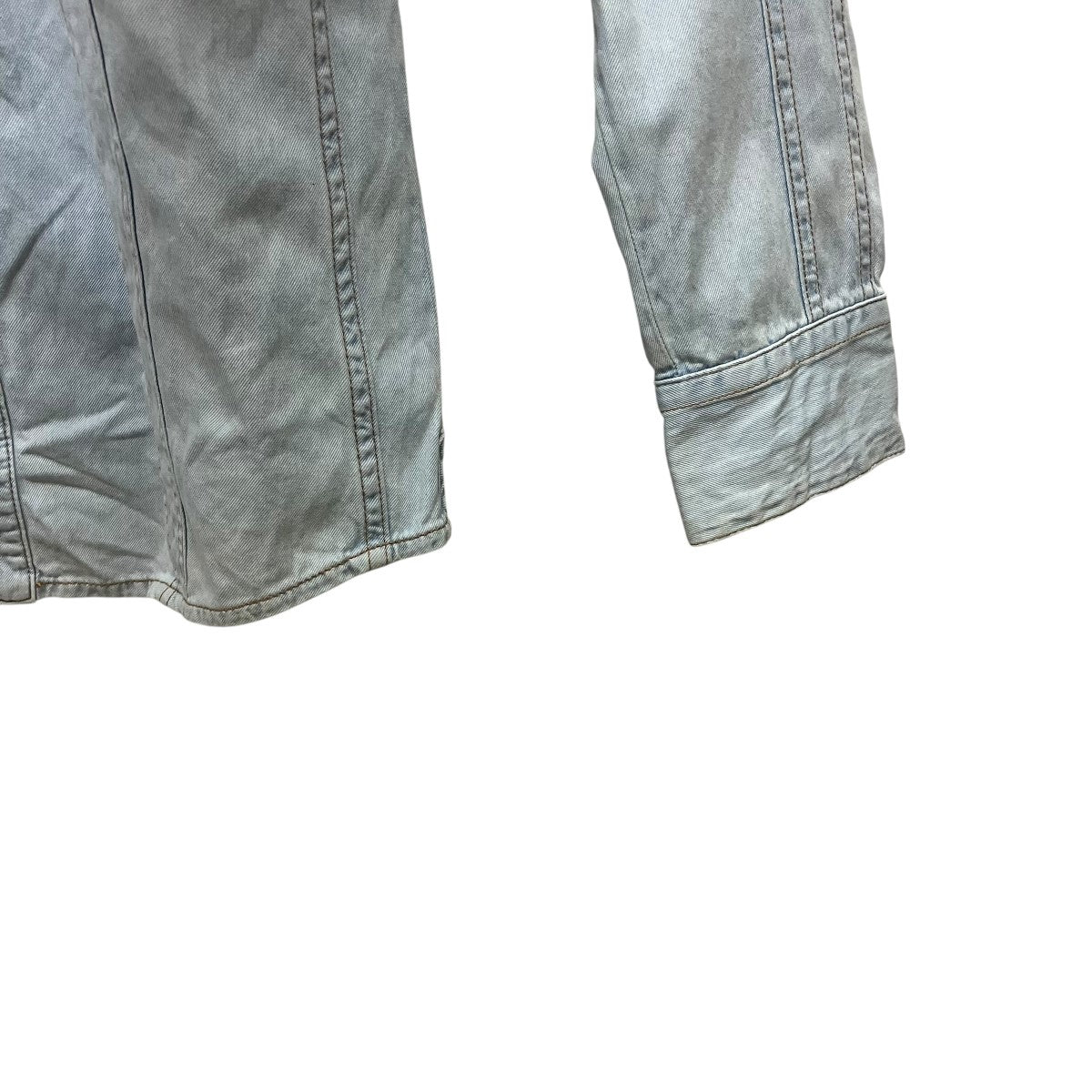 BALMAIN デニムバンドカラーシャツ 古着・中古-5枚目のアイテム画像