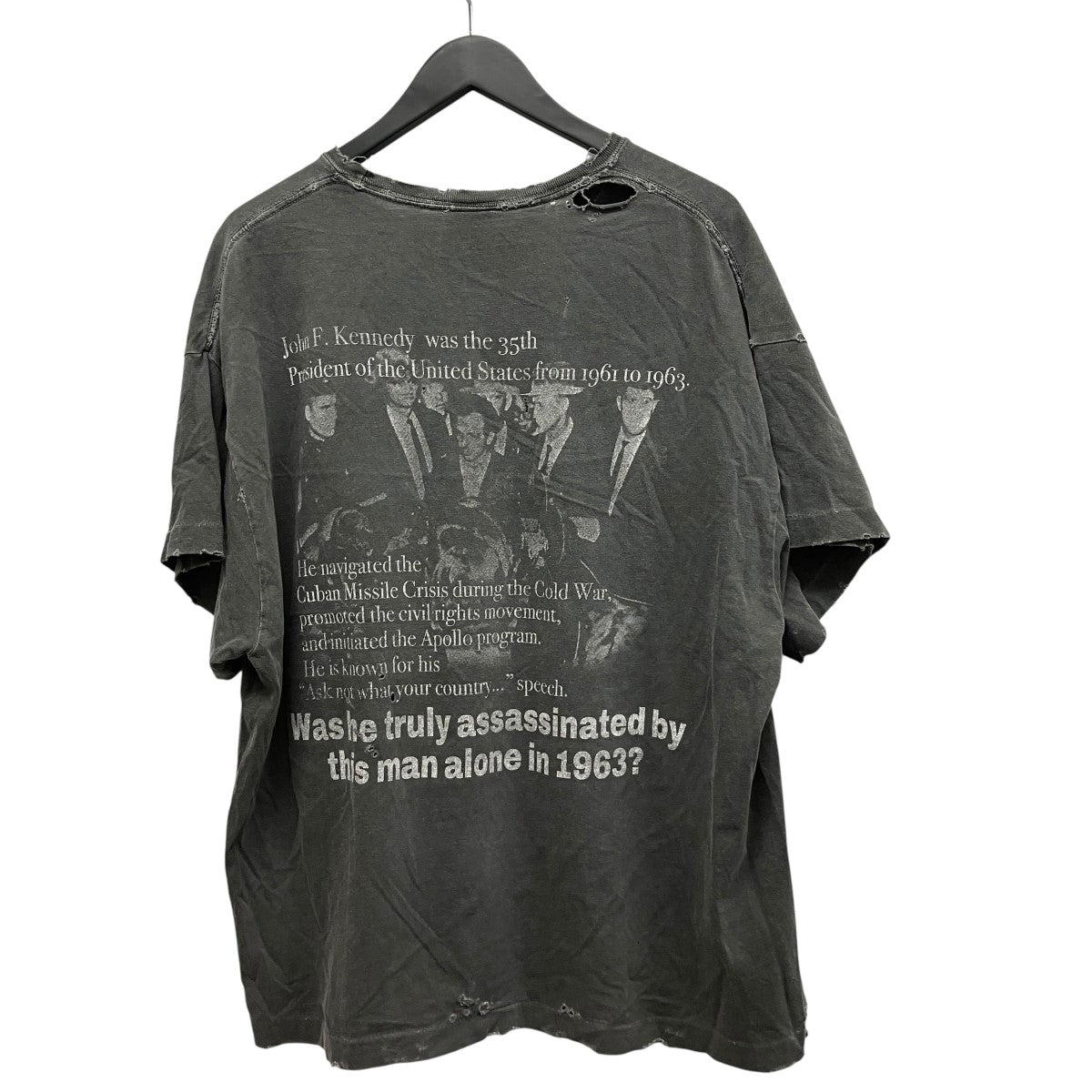 ヴィンテージ加工プリントTシャツKENNEDY TEE