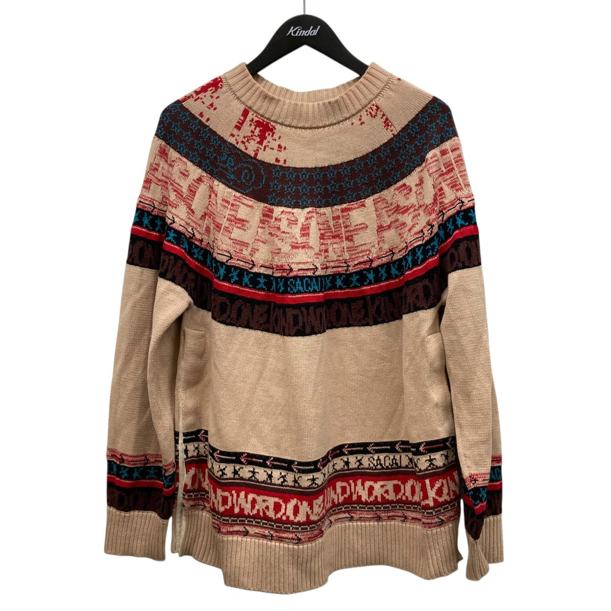 Jacquard Knit Pulloverジャガードニット23-02982M