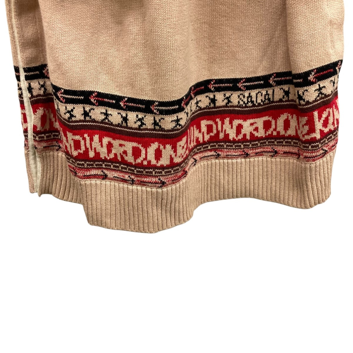 Jacquard Knit Pulloverジャガードニット23-02982M