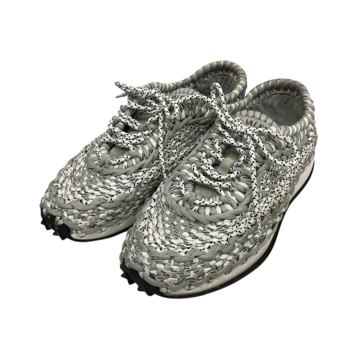 VALENTINO クロシェファブリックローカットスニーカーTZE41Y2 古着・中古-1枚目のアイテム画像