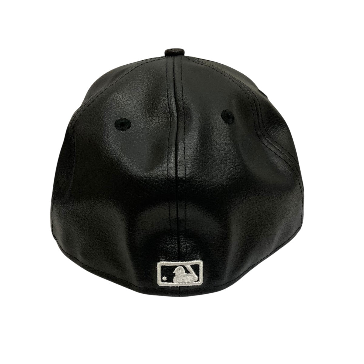 New Era(ニューエラ) フェイクレザーキャップ ブラック サイズ 71/2