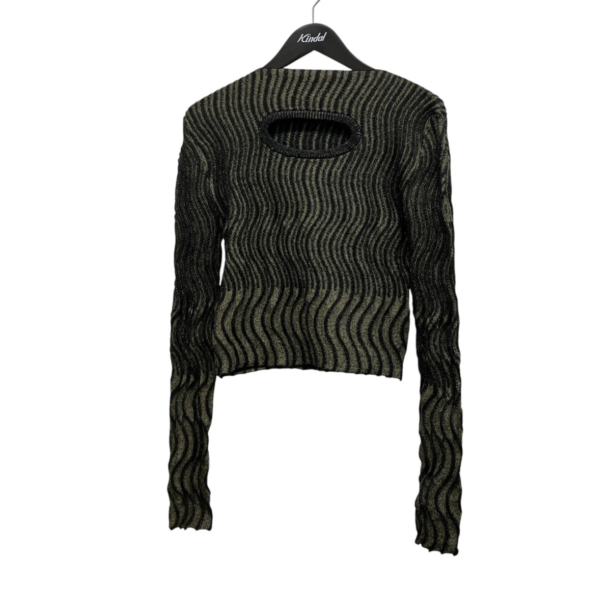 25AWWAVY STRIPE PULLOVERウェーブストライプニット25AWAC-007