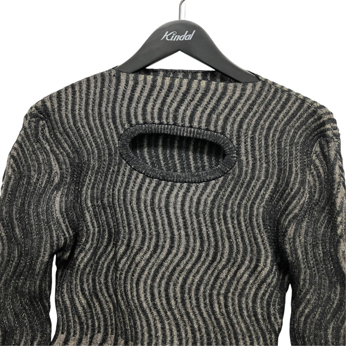 25AWWAVY STRIPE PULLOVERウェーブストライプニット25AWAC-007