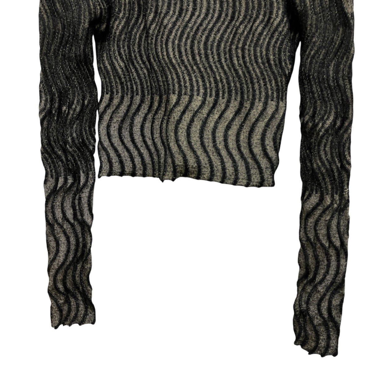 25AWWAVY STRIPE PULLOVERウェーブストライプニット25AWAC-007