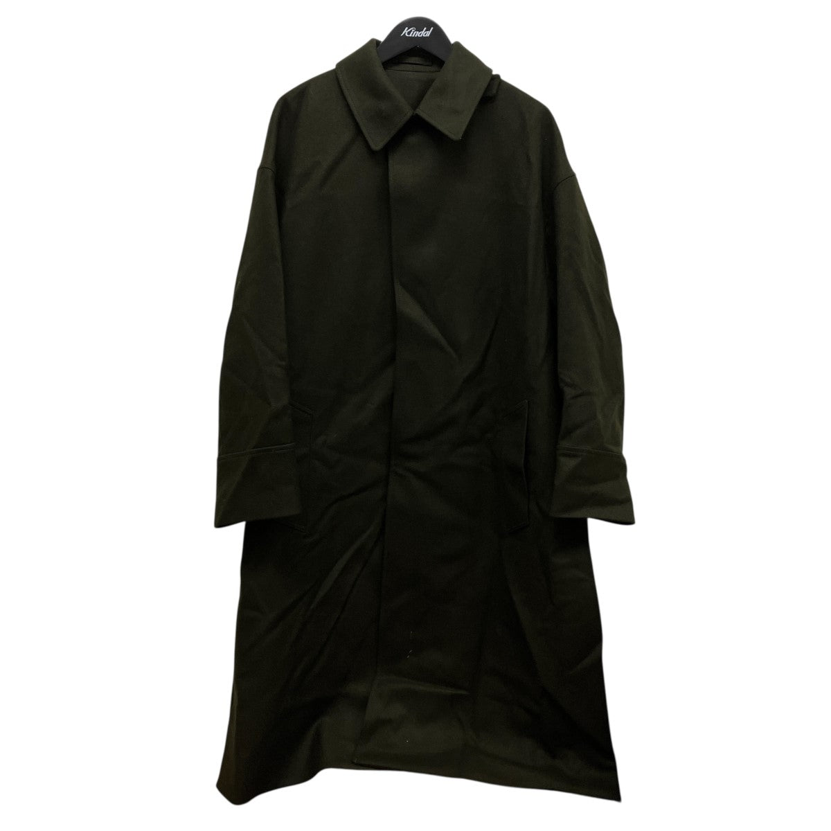 25AWSUPER140 LIGHT MELTON THE BAL COLLAR COATメルトンバルカラーコート25FW-RECT-458-J