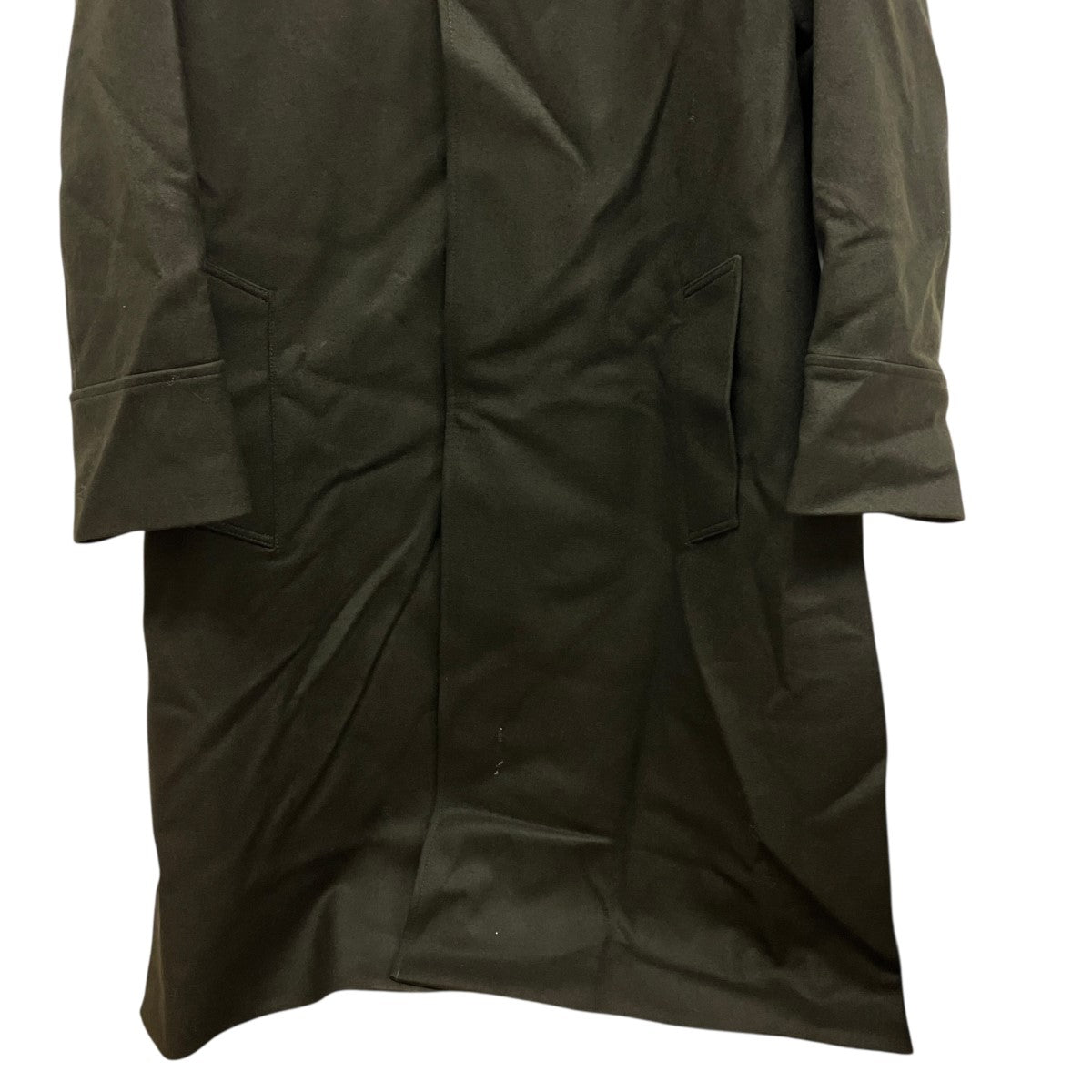 25AWSUPER140 LIGHT MELTON THE BAL COLLAR COATメルトンバルカラーコート25FW-RECT-458-J