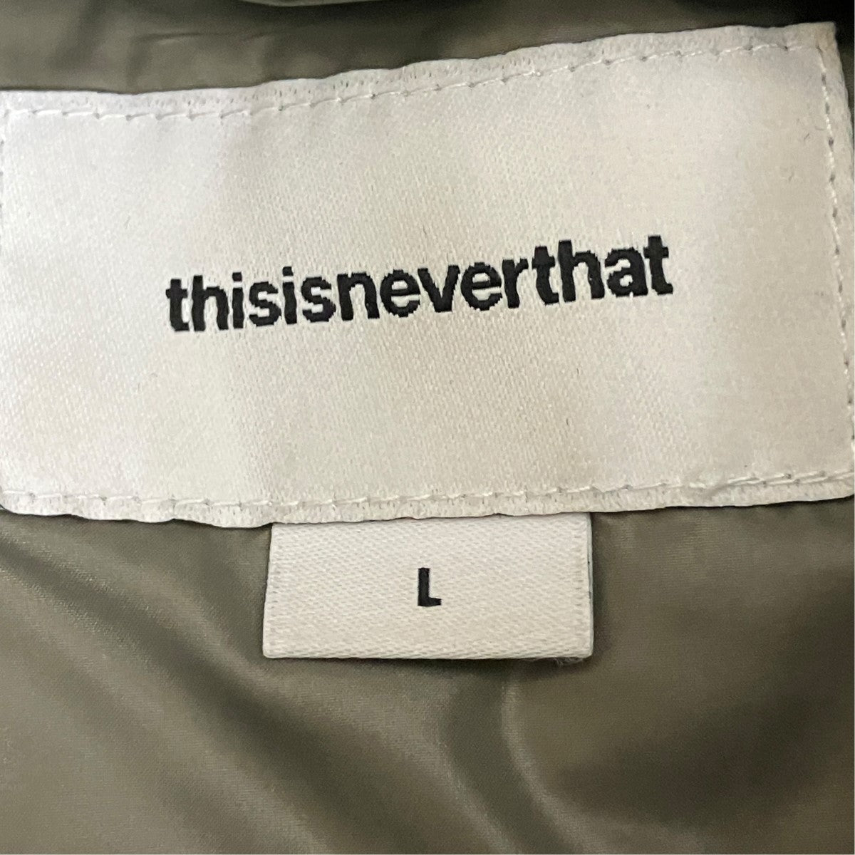 thisisneverthat ダウンジャケットTN213OOWHS02 古着・中古-7枚目のアイテム画像