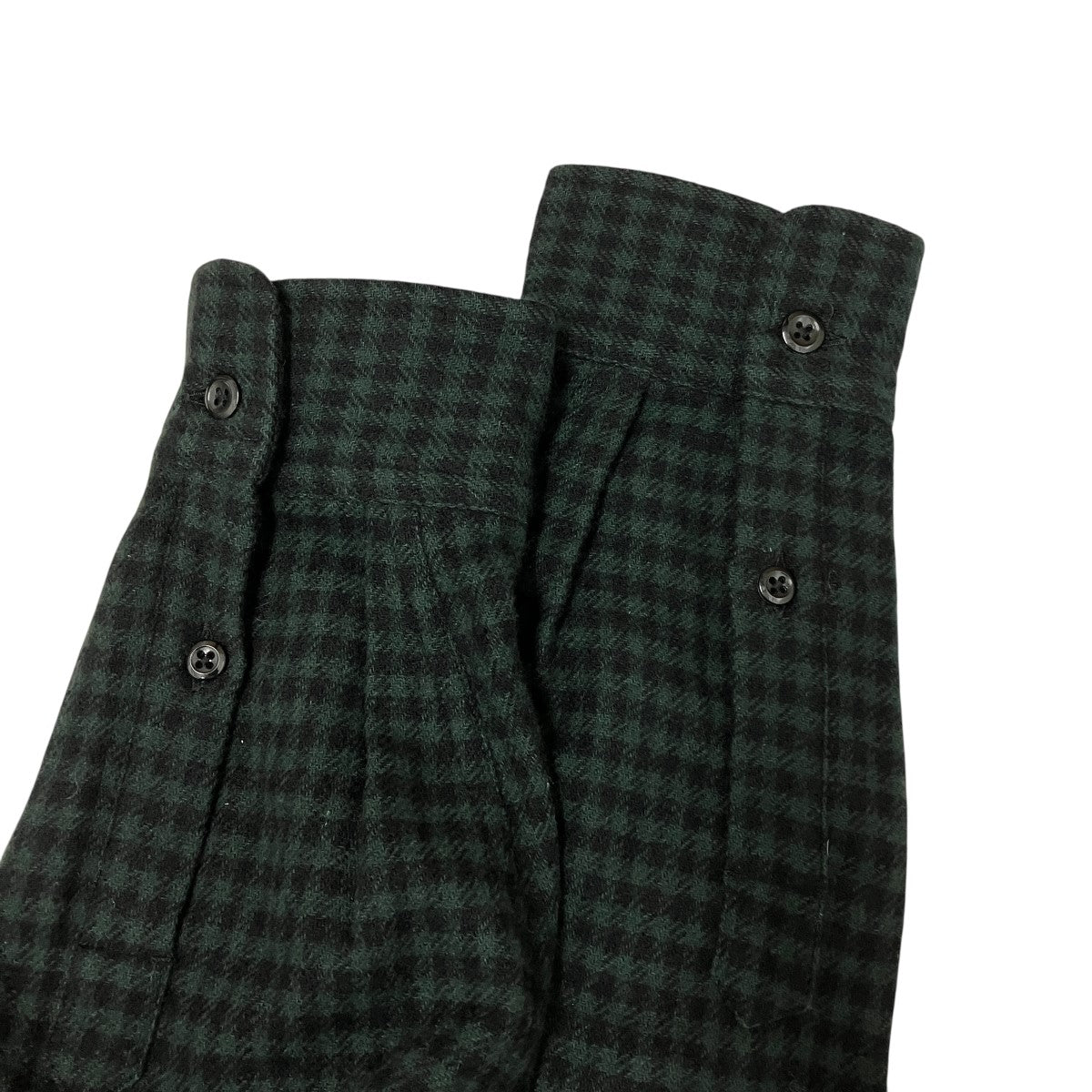 CASHMERE GINGHAM WORK SHIRTカシミヤギンガムチェックシャツMTMU2303-0605B