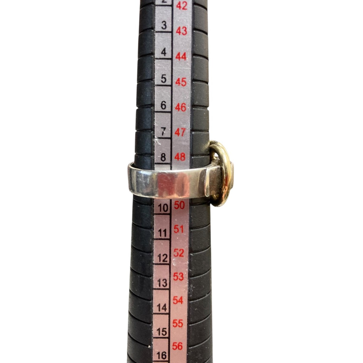 HERMES(エルメス) ドゥザノーコンビリング シルバー サイズ 50(9号