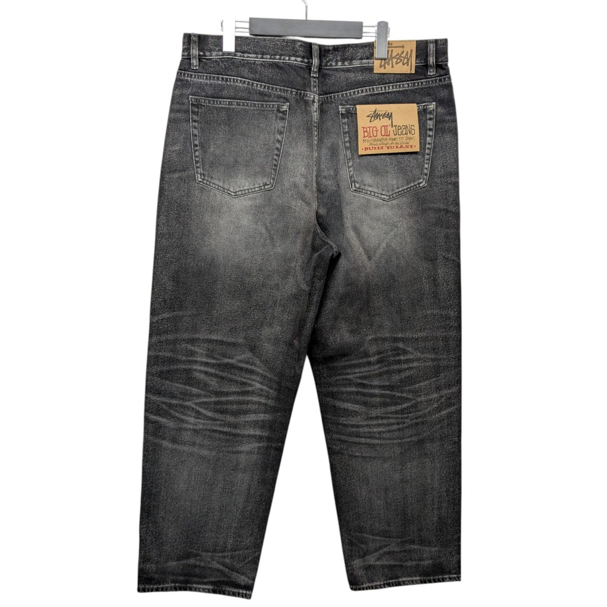 stussy 「BIG OL JEAN VNTGE WASH DENIM」ビッグオルバギーデニムパンツ 古着・中古-2枚目のアイテム画像