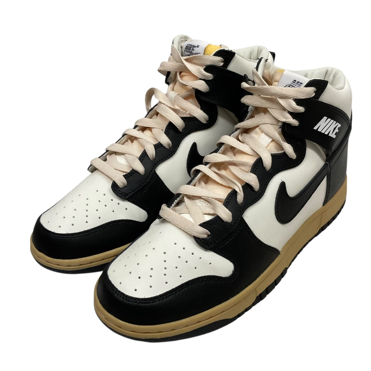 NIKE W DUNK HIGH SE SAIL BLACK-SESAME-PEARL WHITEハイカットスニーカーDZ4732 133 古着・中古-1枚目のアイテム画像
