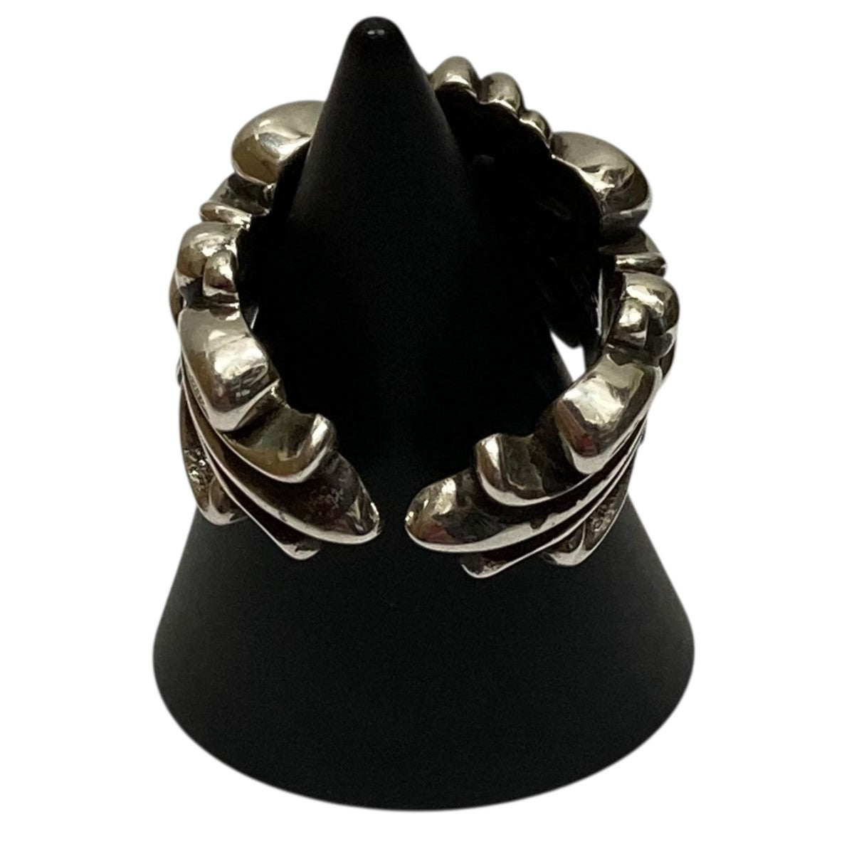 CHROME HEARTS ダブルフローラルリング 古着・中古-4枚目のアイテム画像