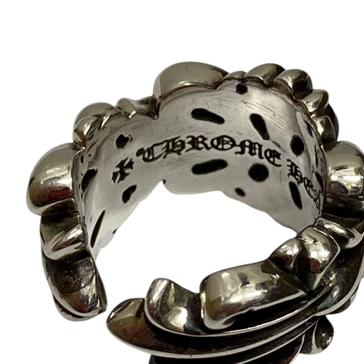 CHROME HEARTS ダブルフローラルリング 古着・中古-6枚目のアイテム画像