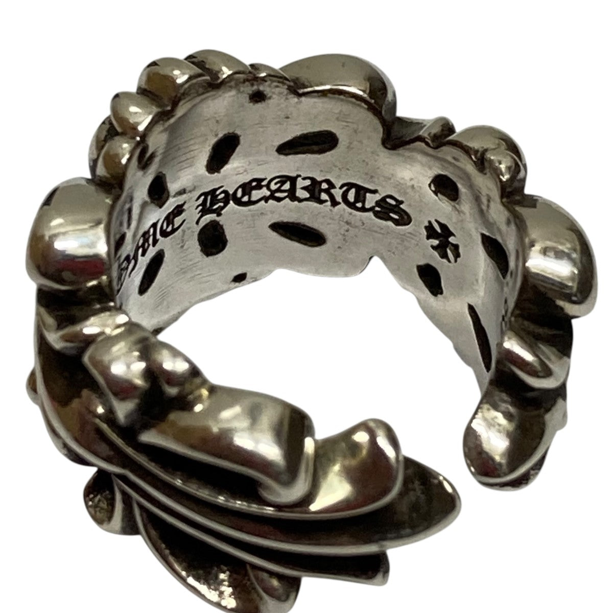 CHROME HEARTS ダブルフローラルリング 古着・中古-7枚目のアイテム画像