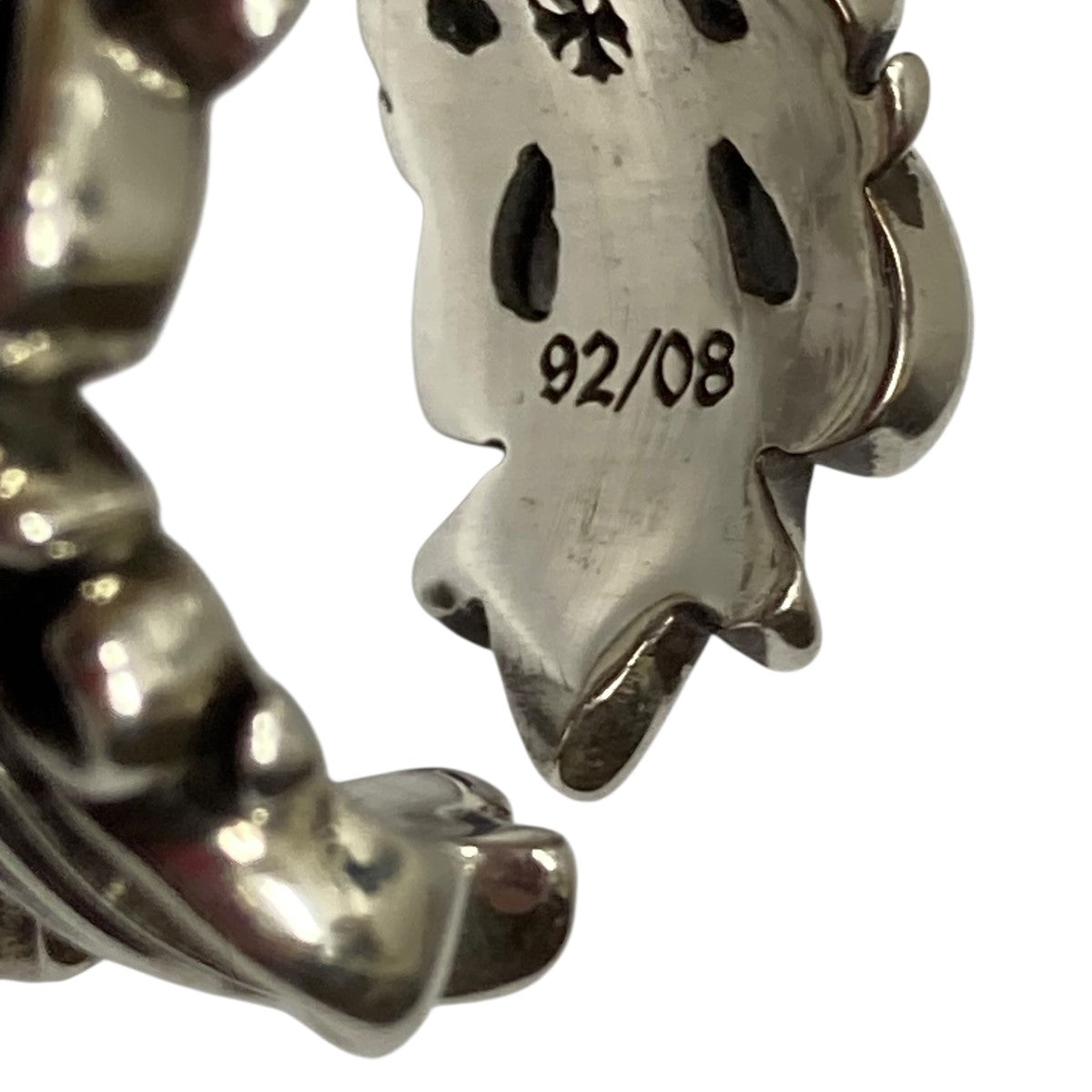 CHROME HEARTS ダブルフローラルリング 古着・中古-8枚目のアイテム画像